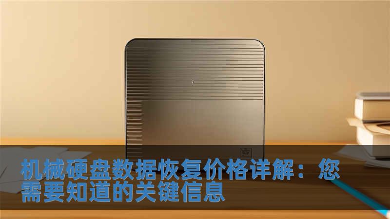 機械硬盤數據恢復價格詳解：您需要知道的關鍵信息