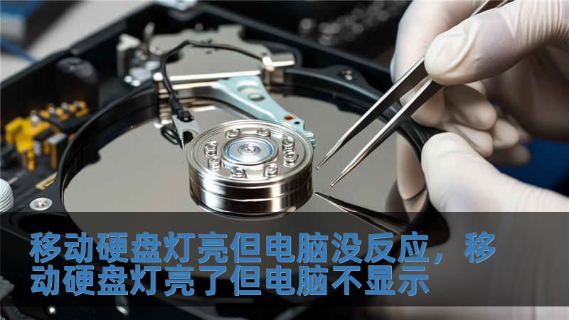 移動硬盤燈亮但電腦沒反應，移動硬盤燈亮了但電腦不顯示