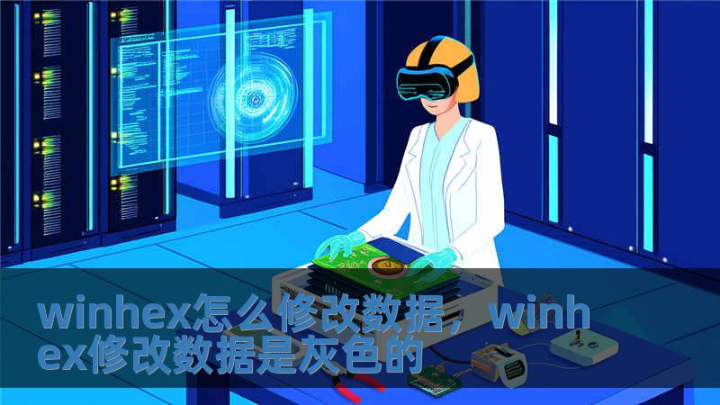 winhex怎么修改數據，winhex修改數據是灰色的