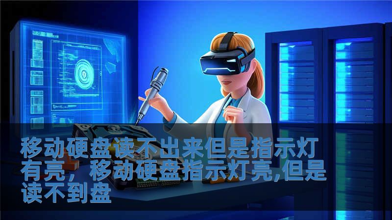 移動硬盤讀不出來但是指示燈有亮，移動硬盤指示燈亮,但是讀不到盤