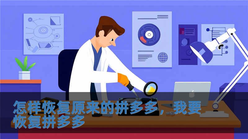 怎樣恢復(fù)原來(lái)的拼多多，我要恢復(fù)拼多多