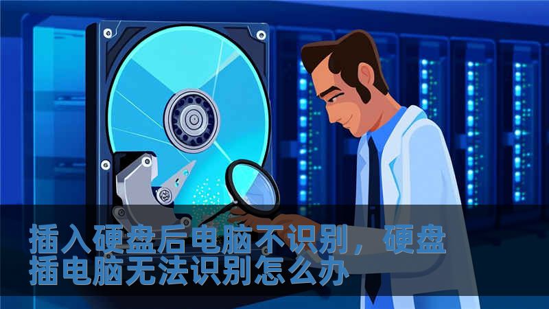 插入硬盤后電腦不識別，硬盤插電腦無法識別怎么辦
