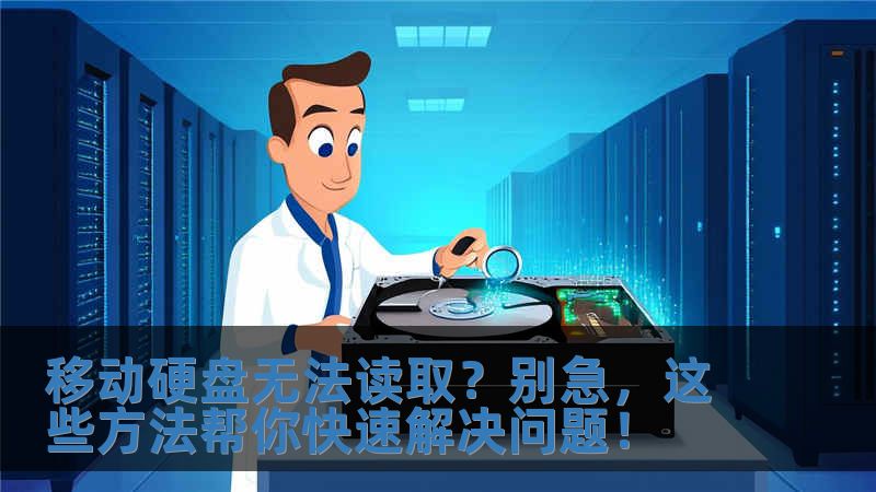移動硬盤無法讀??？別急，這些方法幫你快速解決問題！