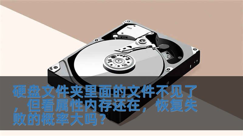 硬盤文件夾里面的文件不見了，但看屬性內存還在，恢復失敗的概率大嗎？