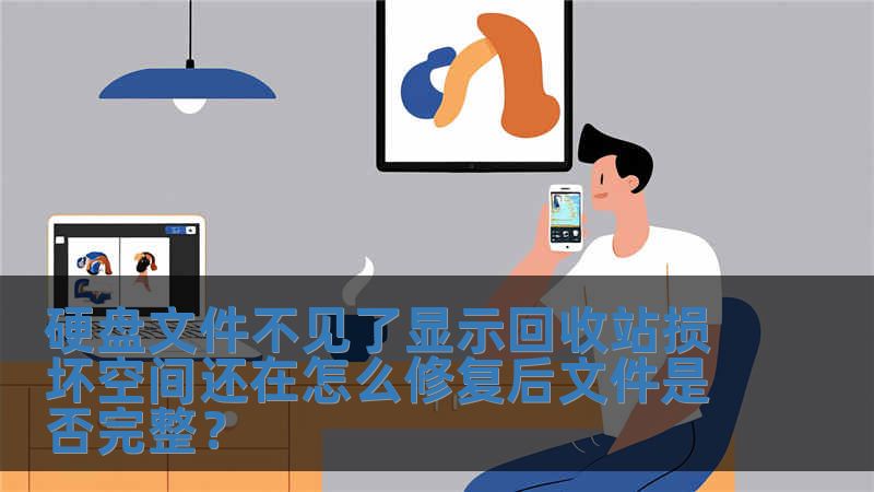 硬盤文件不見了顯示回收站損壞空間還在怎么修復后文件是否完整？