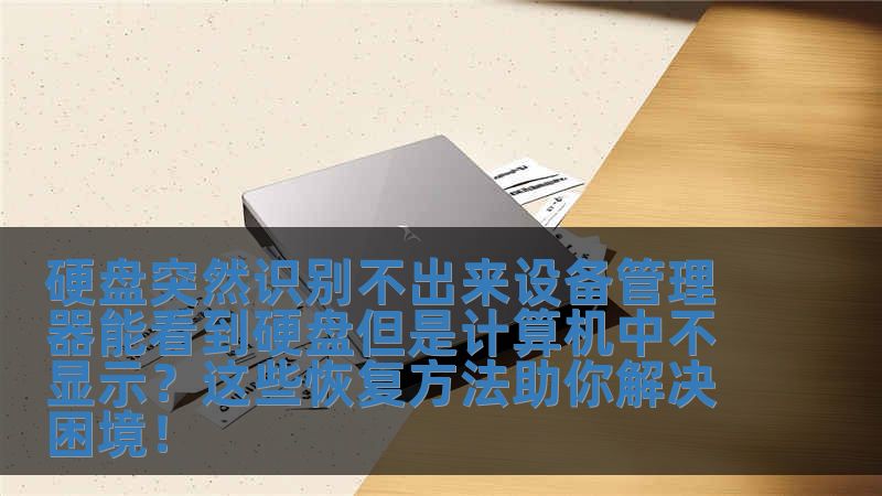 硬盤突然識別不出來設備管理器能看到硬盤但是計算機中不顯示？這些恢復方法助你解決困境！