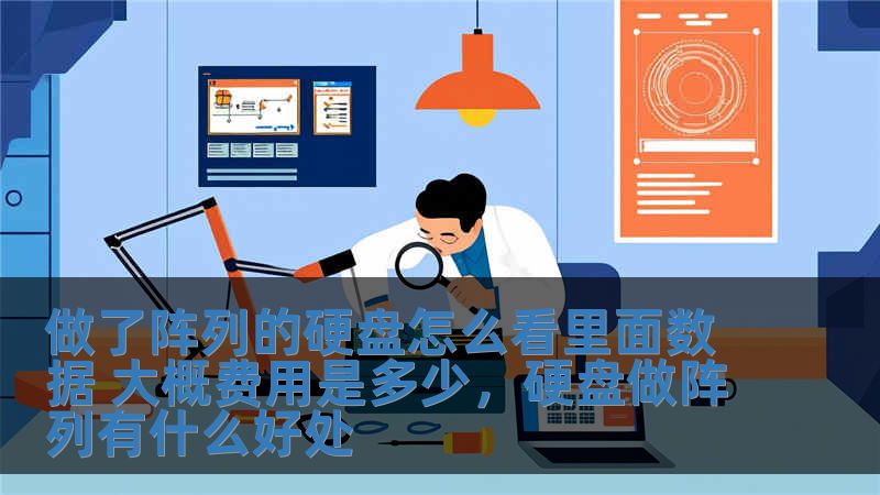 做了陣列的硬盤怎么看里面數據 大概費用是多少，硬盤做陣列有什么好處