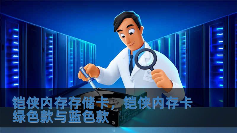 鎧俠內存存儲卡，鎧俠內存卡綠色款與藍色款