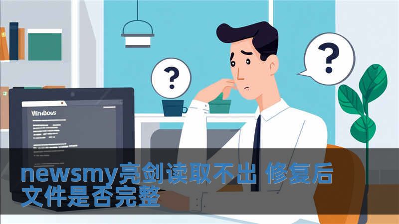 newsmy亮劍讀取不出 修復后文件是否完整