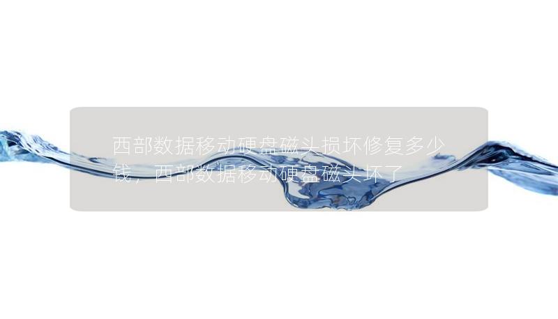 西部數(shù)據(jù)移動硬盤磁頭損壞修復多少錢，西部數(shù)據(jù)移動硬盤磁頭壞了